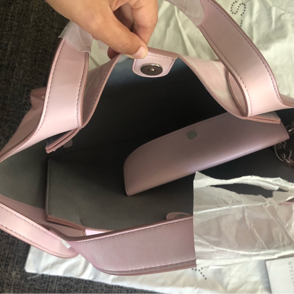 Stella McCartney Tie Dye Logo Tote Bag- Pink - Picture 10 of 14